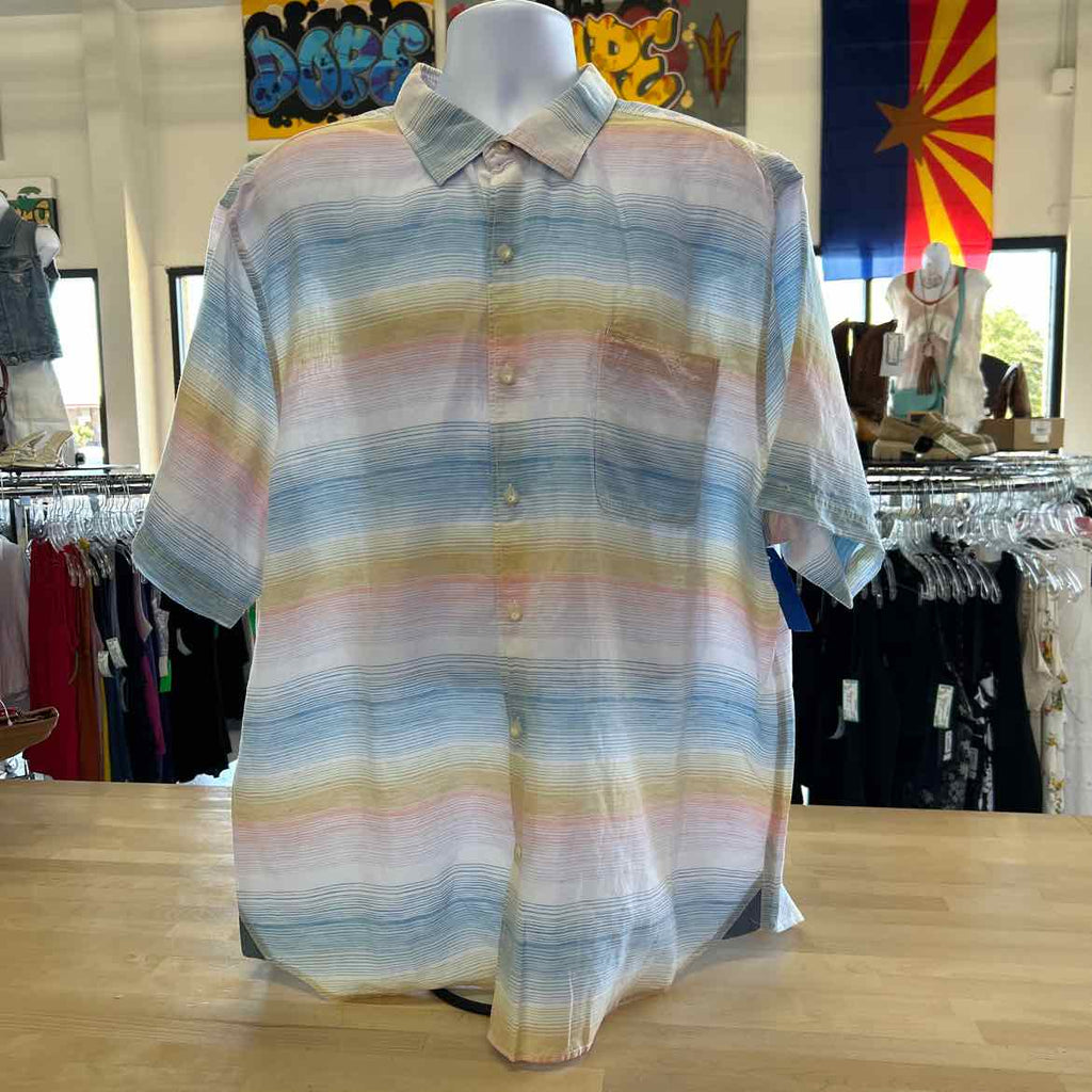 Tommy Bahama Size XXL Multi color Preloved MENS Button Down Shirt