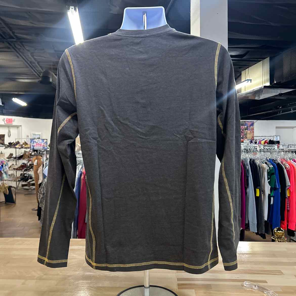 Desplato Size S Gray Preloved Longsleeve