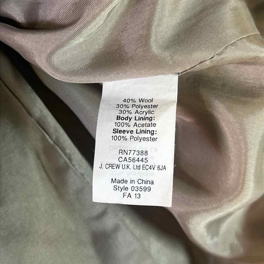 J. Crew Size 6 Brown Preloved Blazer