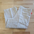 Chico's Size 2 (L) Beige Linen Preloved Pants