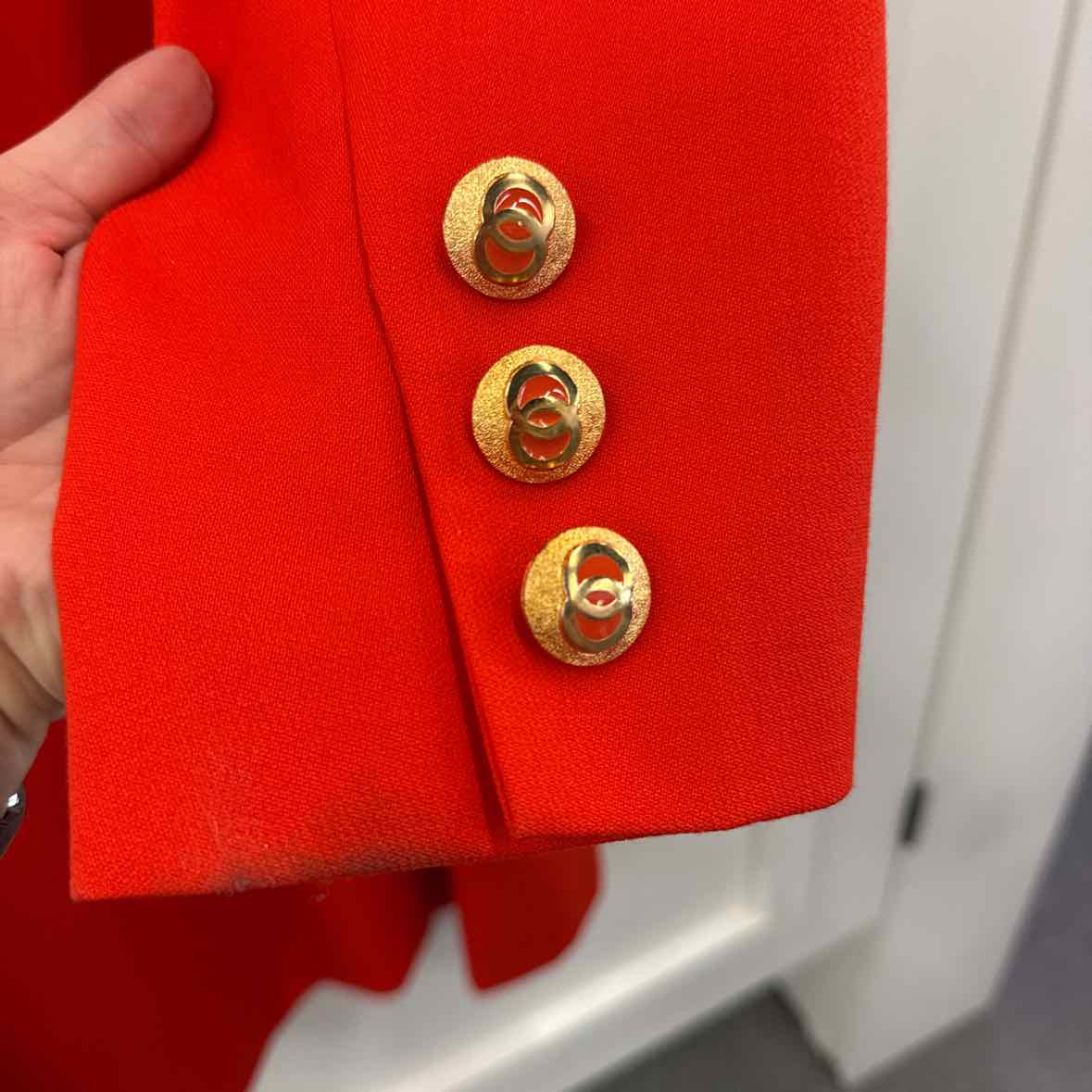 David Hayes Size 14 Orange Coat