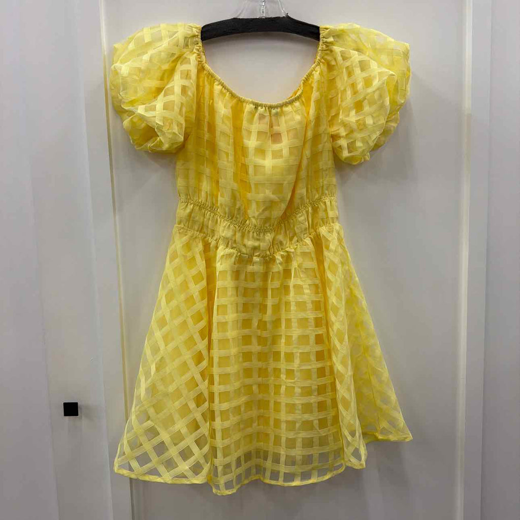 Pretty Garden Size M Yellow Preloved Dress