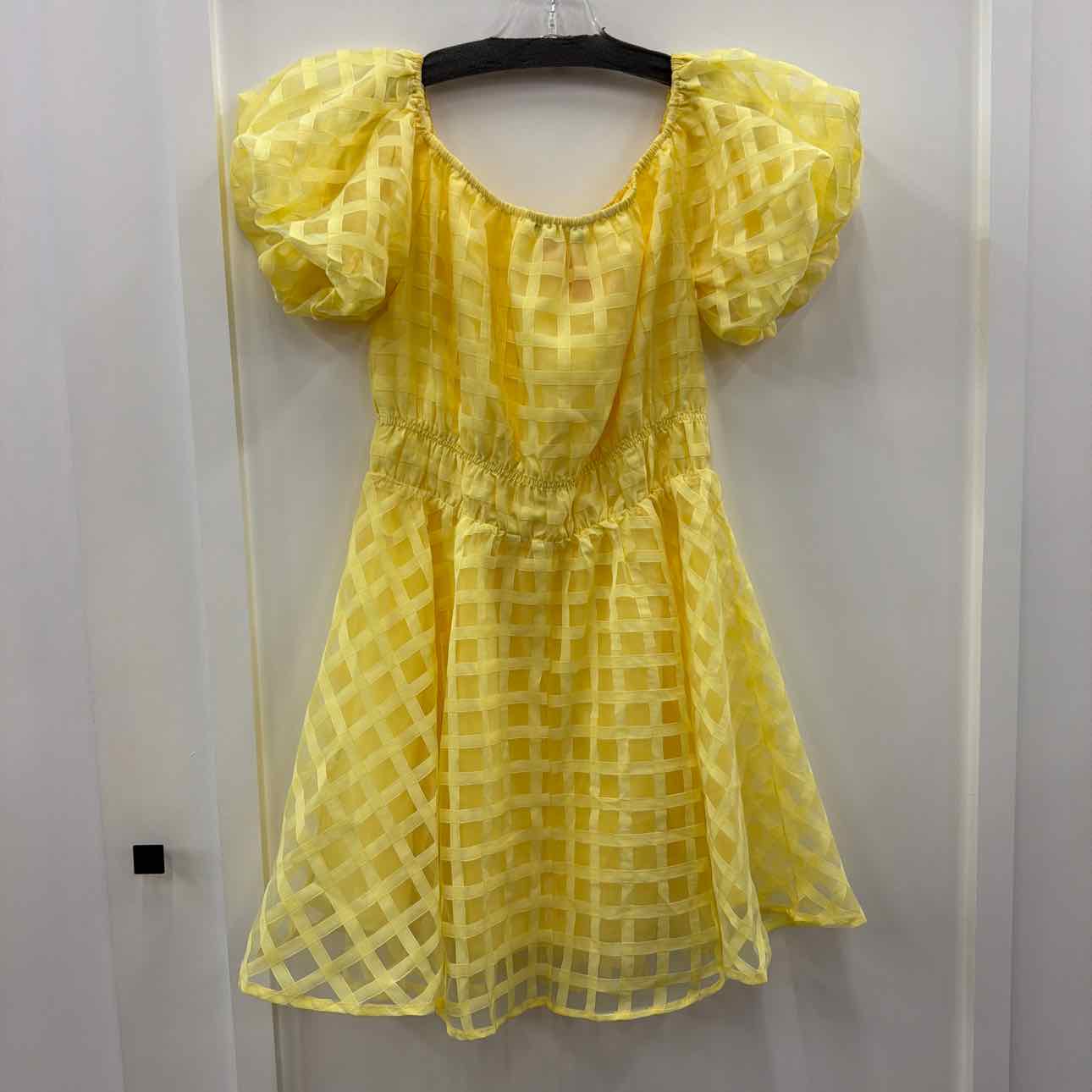 Pretty Garden Size M Yellow Preloved Dress