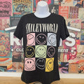 Smiley World Size S Black New T-Shirt SS