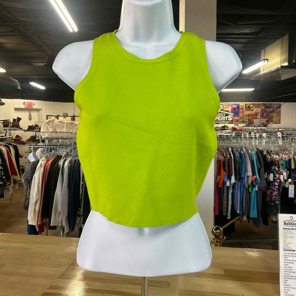 zara Size M Green Preloved Tank