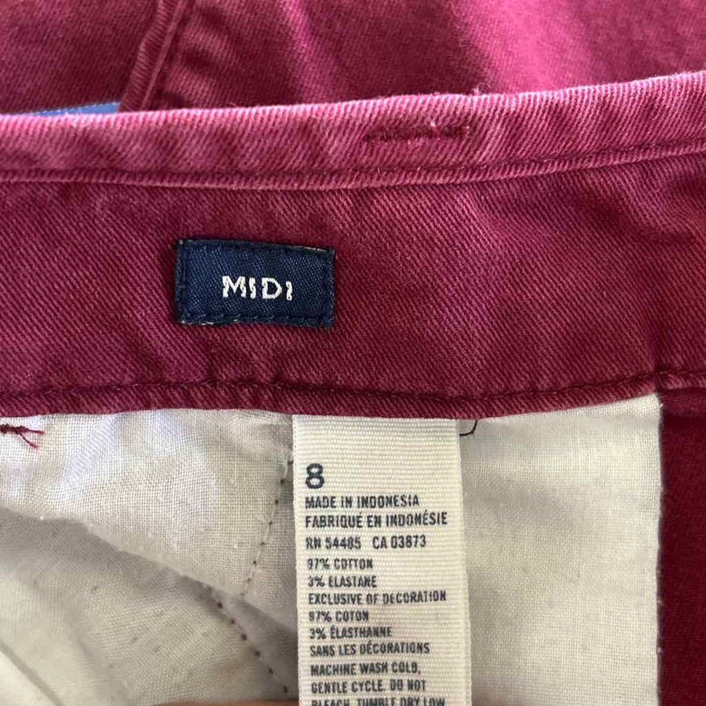 American Eagle Women Size 8 Wine Preloved Shorts