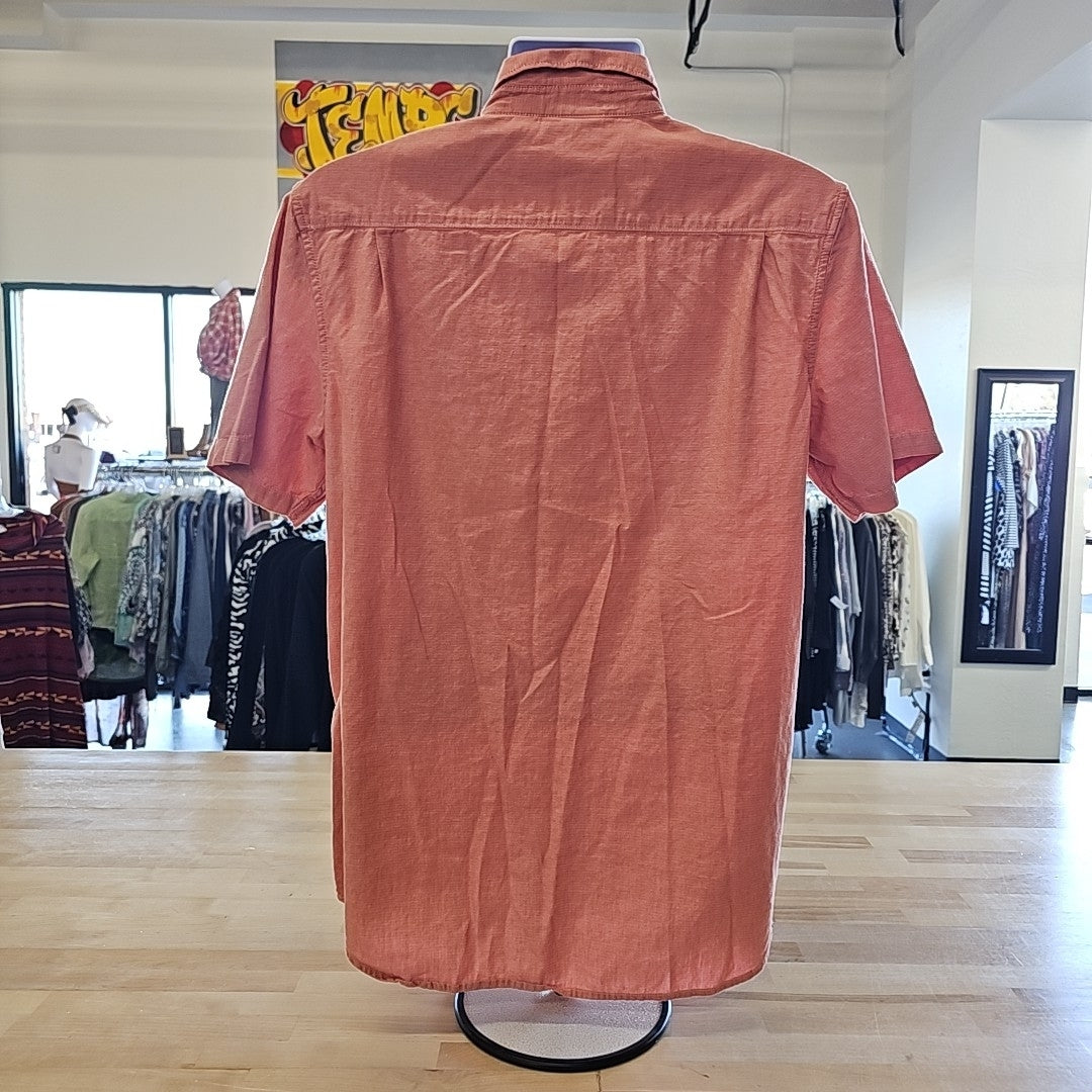 Vans Men's Size M Pink MENS Button Down Shirt