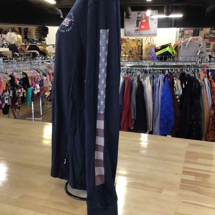 billabong Size M Navy Preloved T-Shirt LS