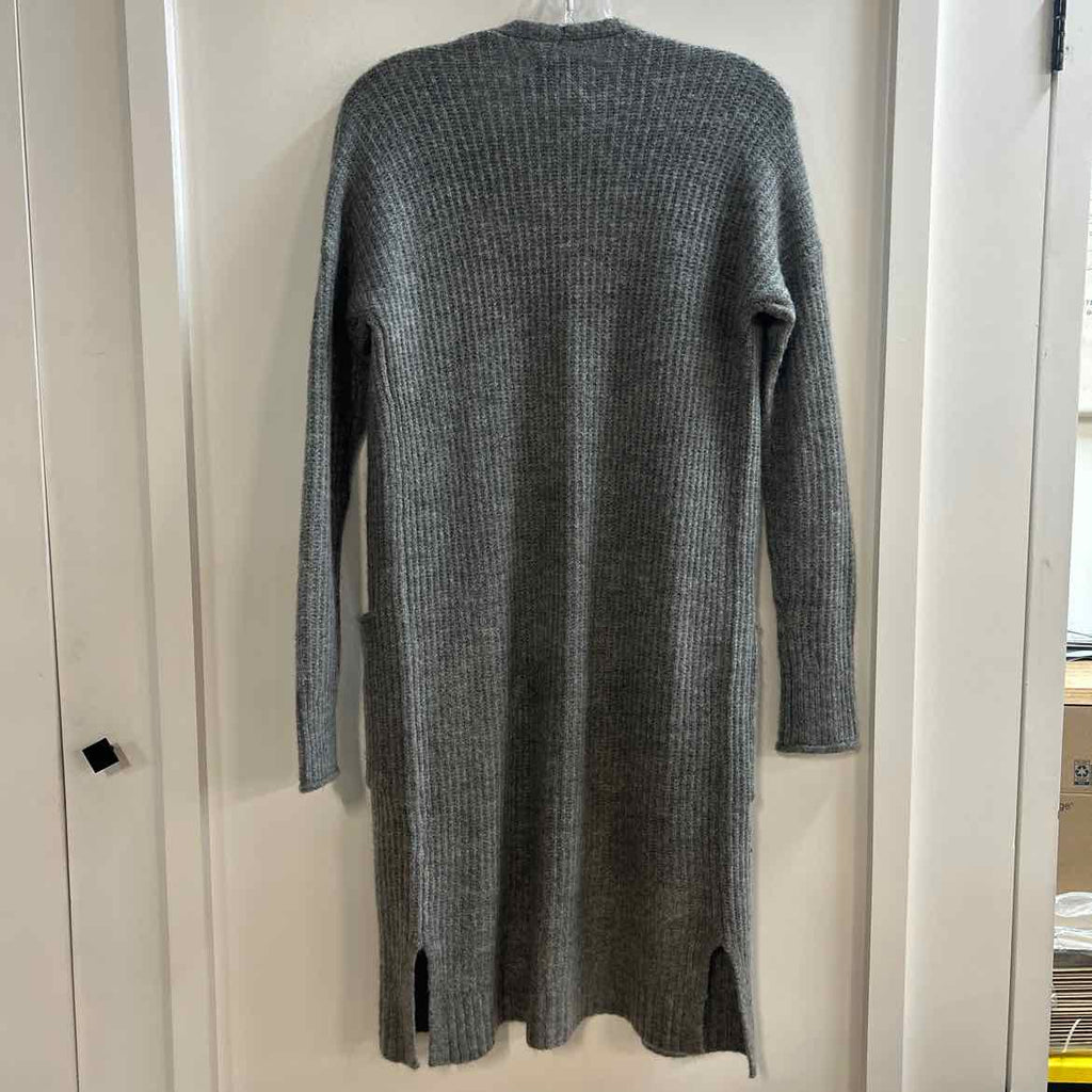 Abercrombie Size XS Gray Knit Preloved Duster