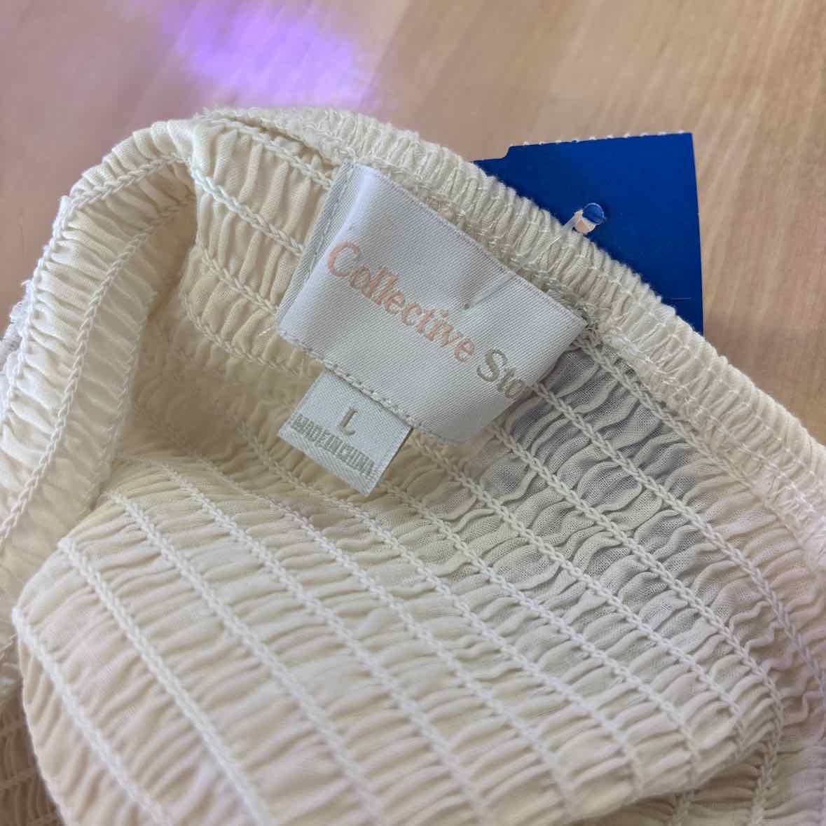 Collective Society Size L White Preloved Dress