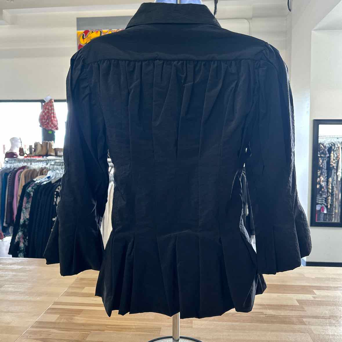 Nilika Size S Black Blouse