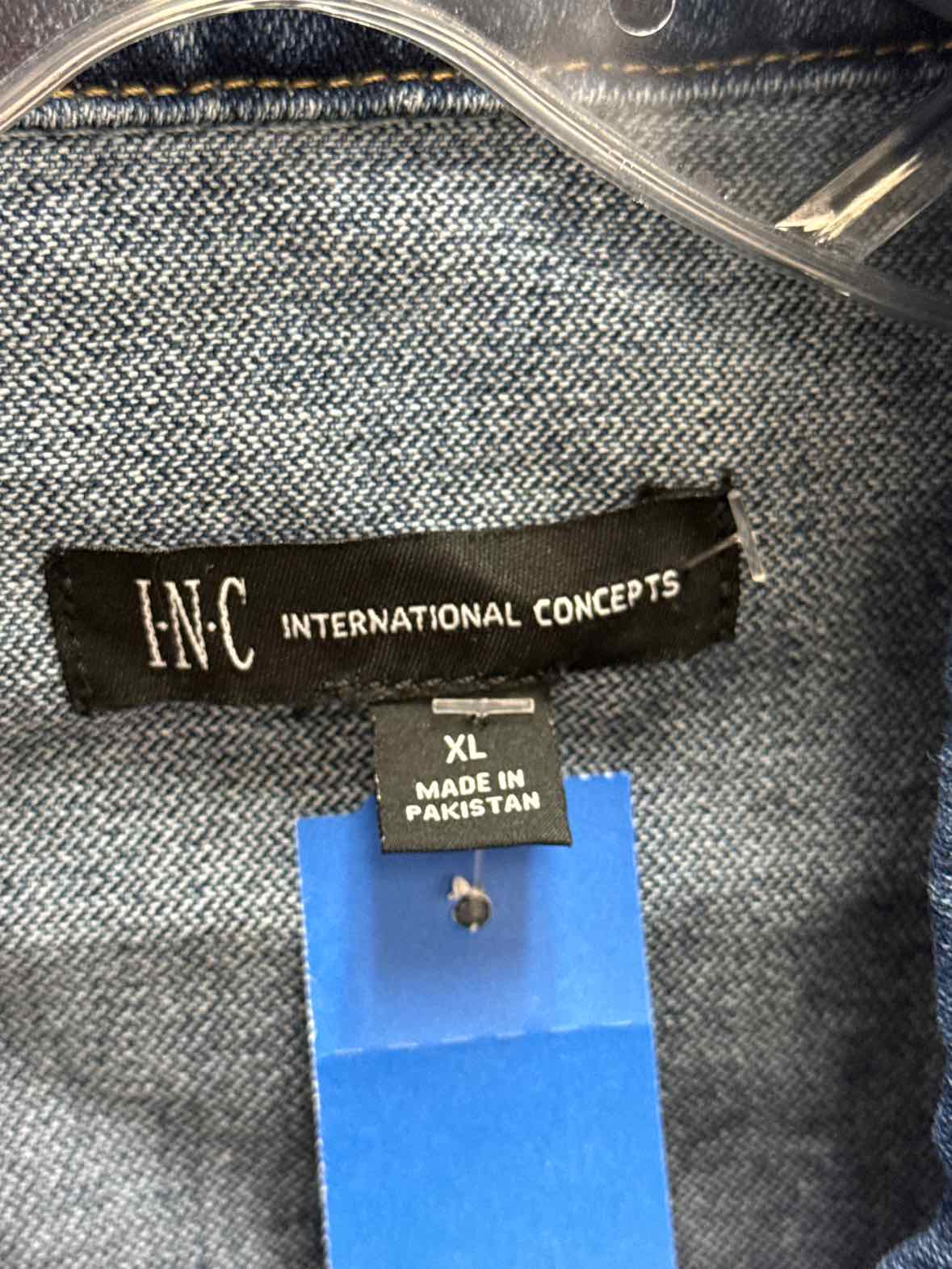 Male INC Men's Size XL Blue denim Jacket NWT