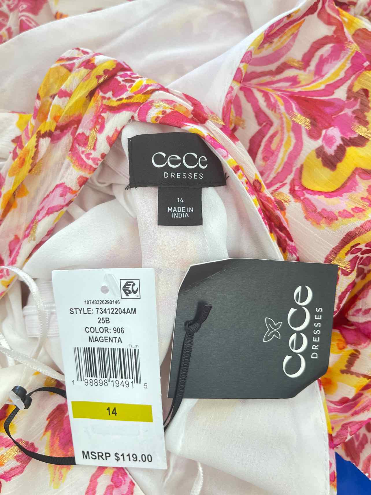 CeCe Size 14 Pink New Dress