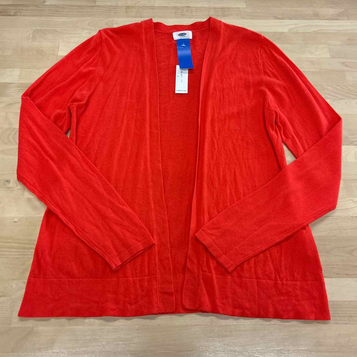 Old Navy Size L Orange Cardigan