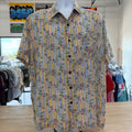 Caribbean Size XXL Tropical Preloved MENS Short Sleeve Shirt