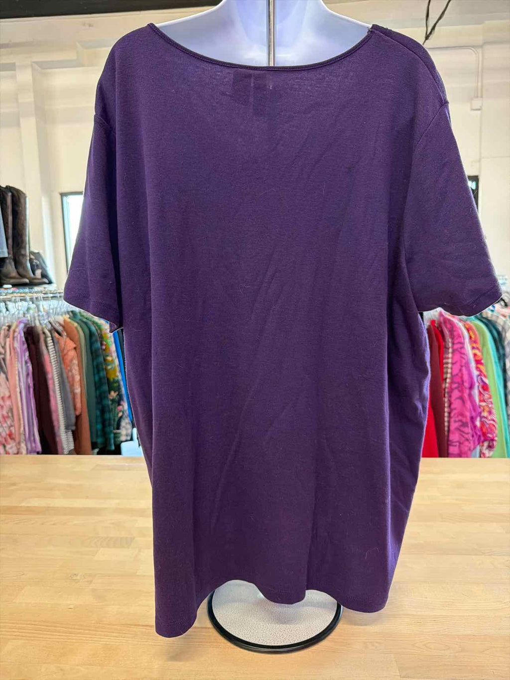 Jason Maxwell Size 3X Purple Studs Shirt