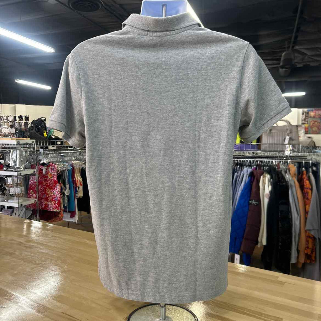 US Polo Assn Size M Gray Preloved MENS Polo