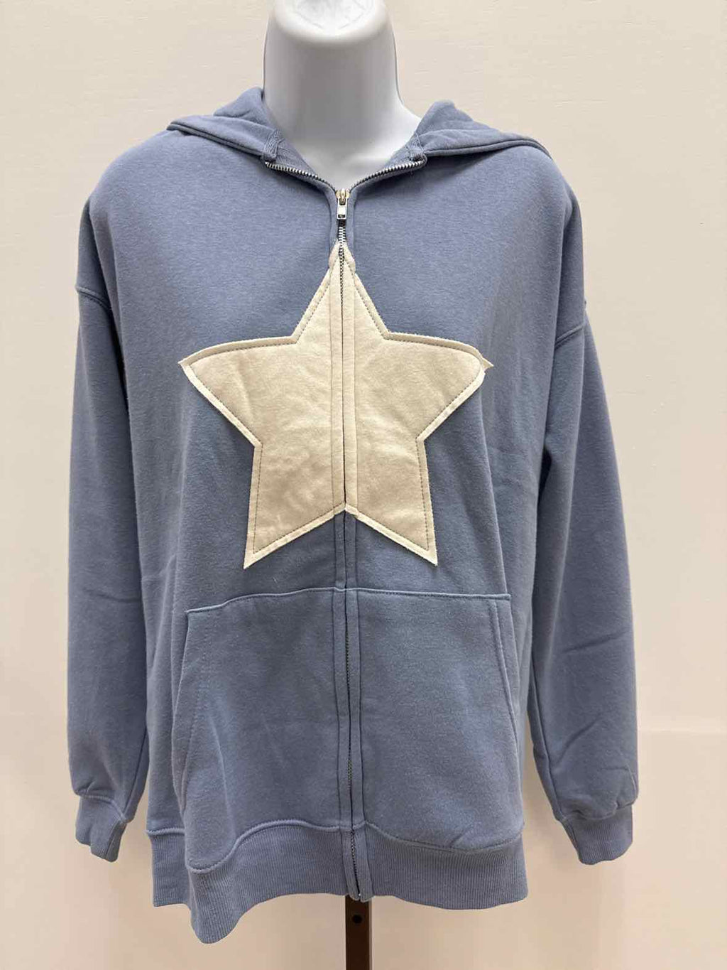 Ultra Flirt Size S Full-Zip Applique Boyfriend Hoodie - Tempest St
