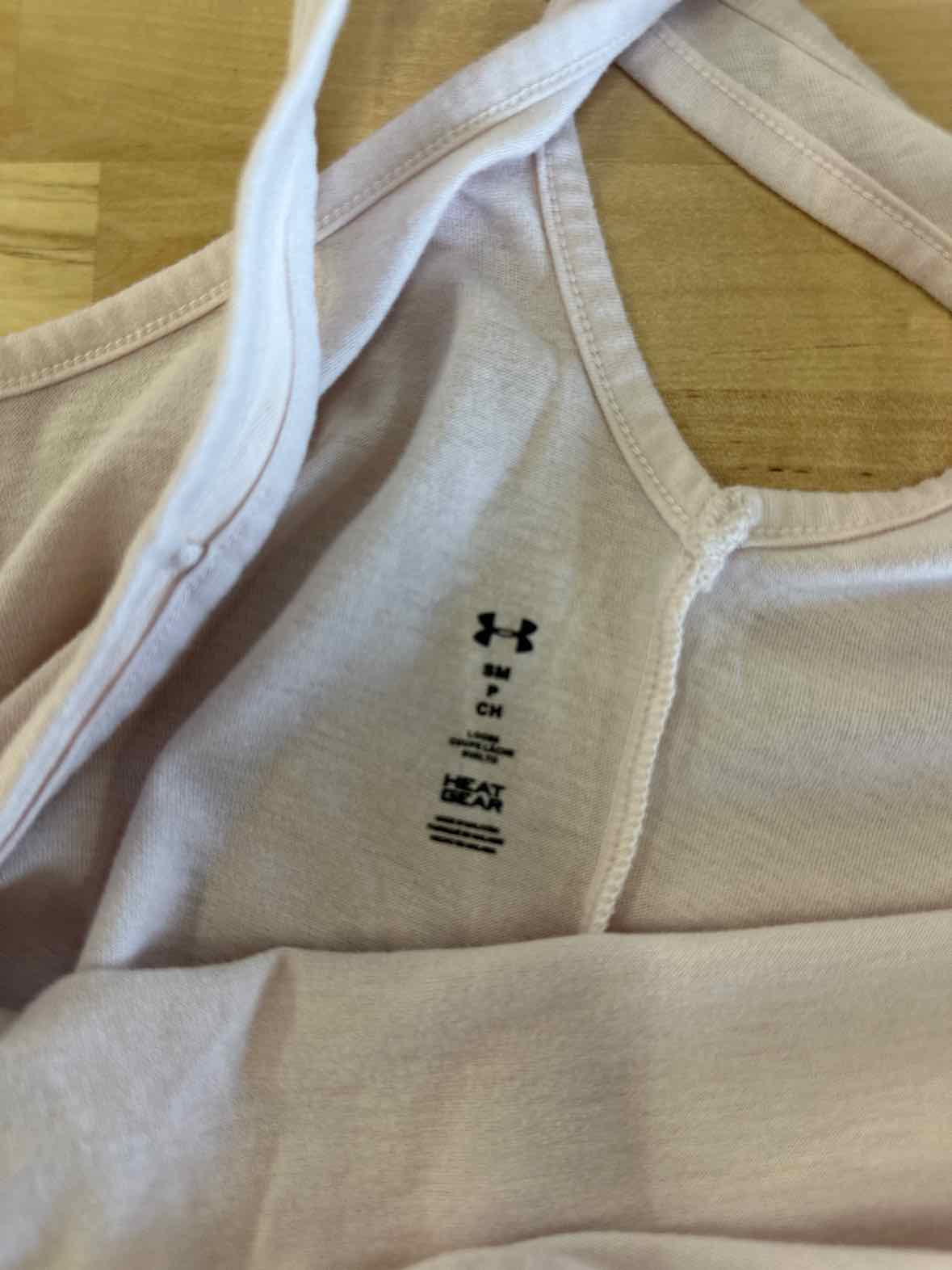 Under Armour Size S/M Pale Pink Tank