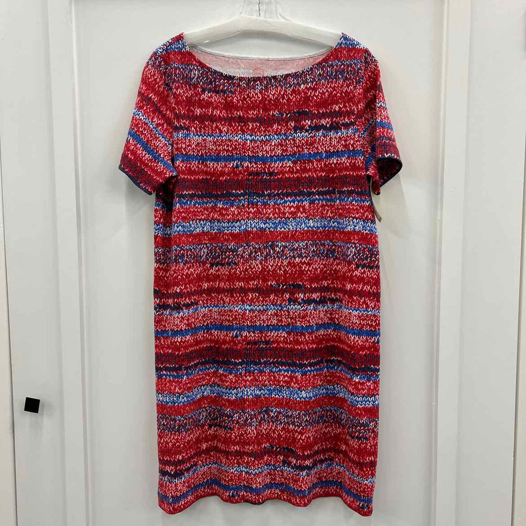 Tory Burch Size L Blue/Red Dress
