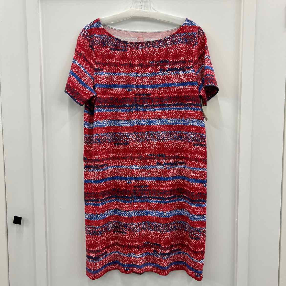Tory Burch Size L Blue/Red Dress