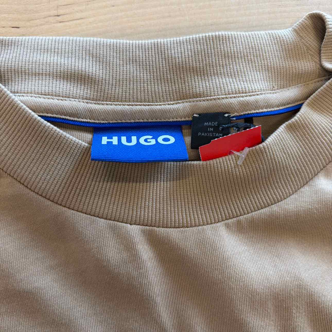 HUGO Size XXL Tan New MENS Long Sleeve Shirt