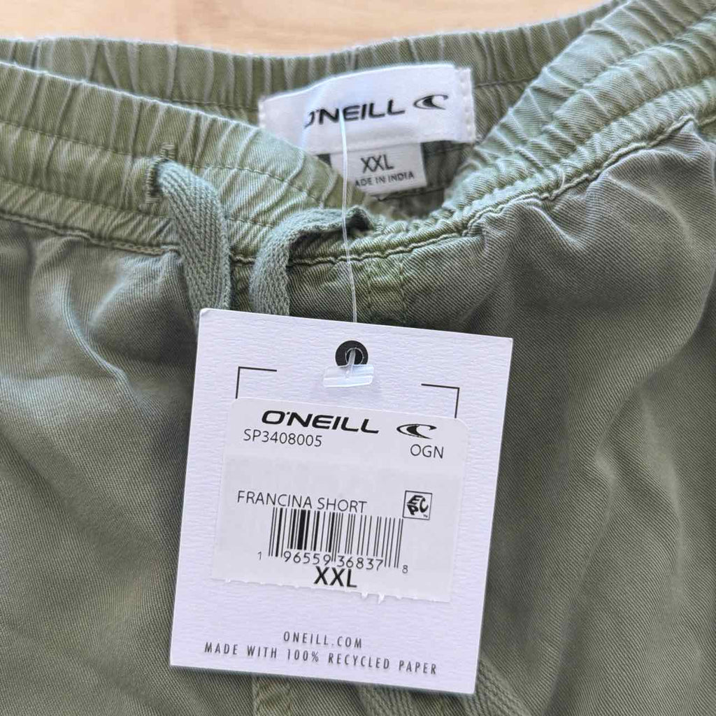 Oneill Women Size XXL Green New Shorts