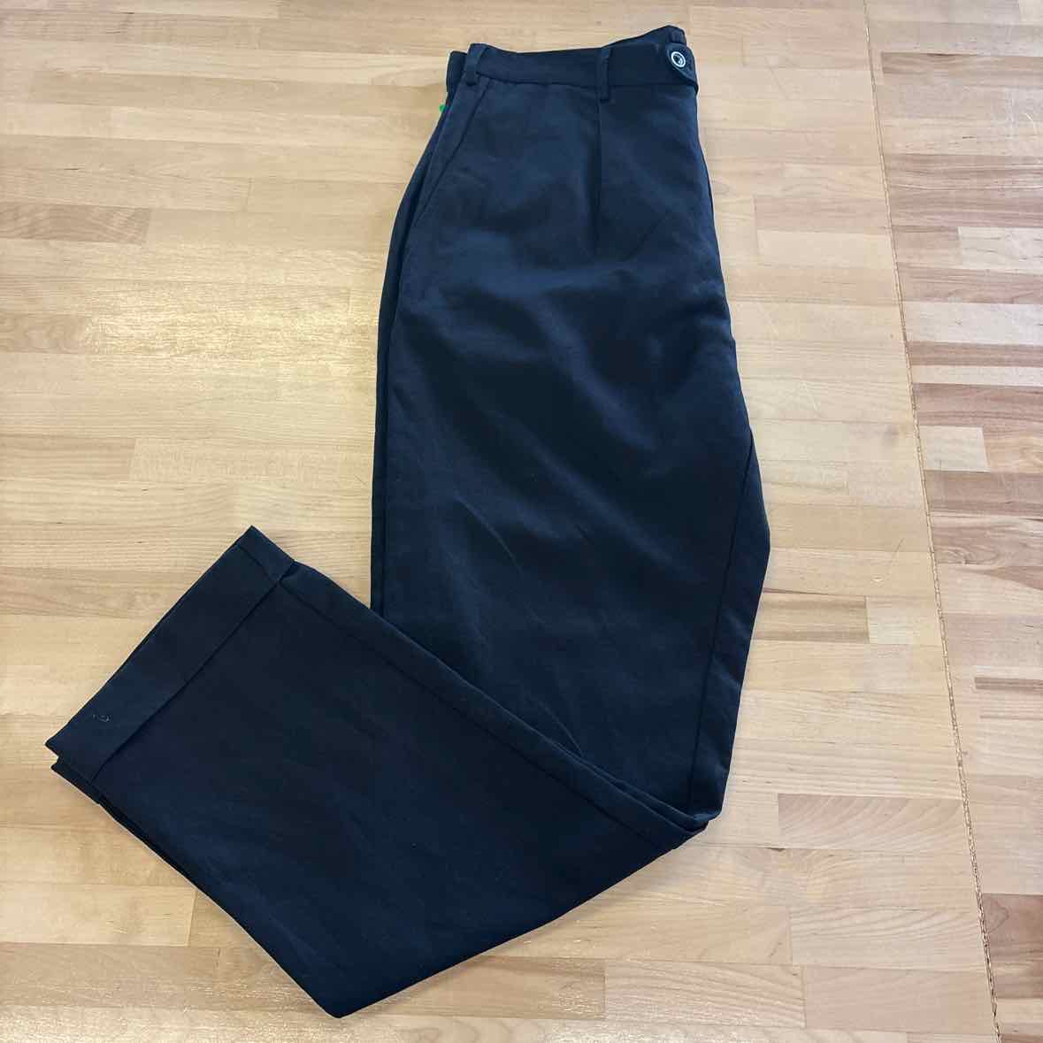 Karl Lagerfield Size 34x31 Black MENS Linen Blend Pants