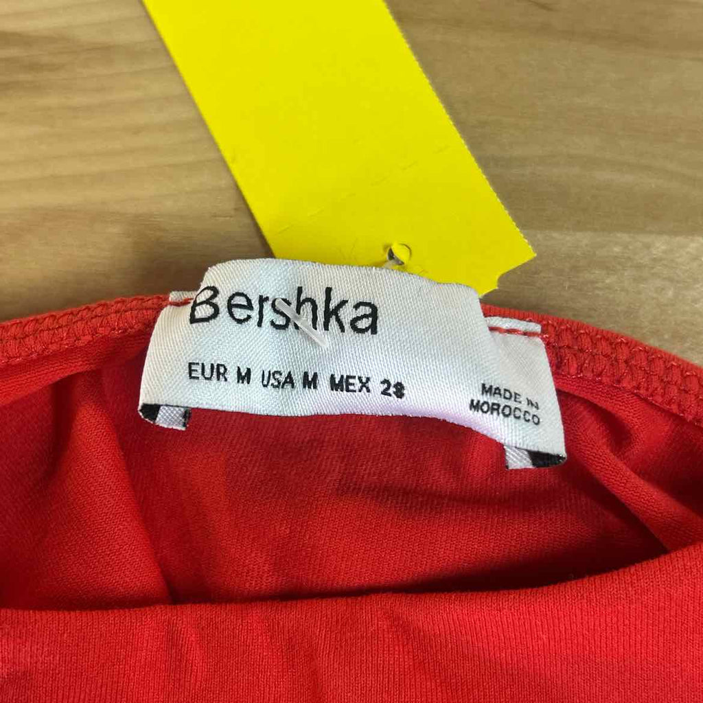 Bershka Size M Orange Preloved Tank