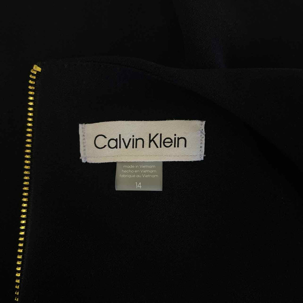 Calvin Klein Size 14 Blue Preloved Dress