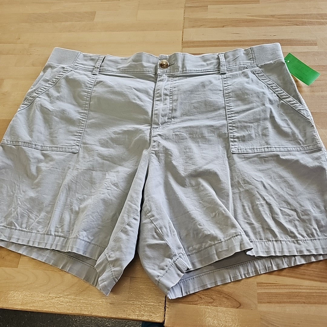 lee Women Size 20W Gray Shorts