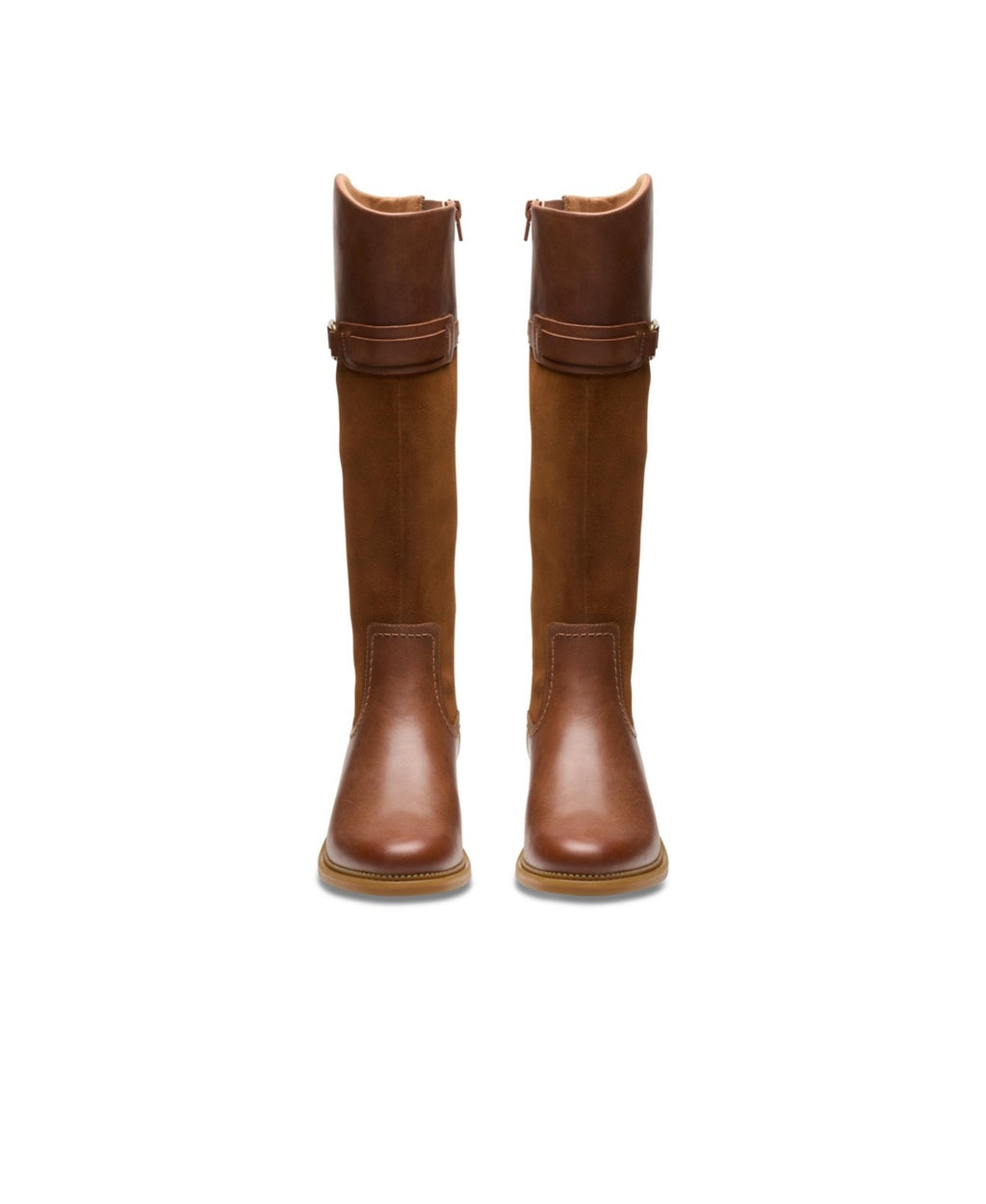 Clarks Shoe Size 6.5 Brown Maye Carly Leather Knee-High Boots NWT