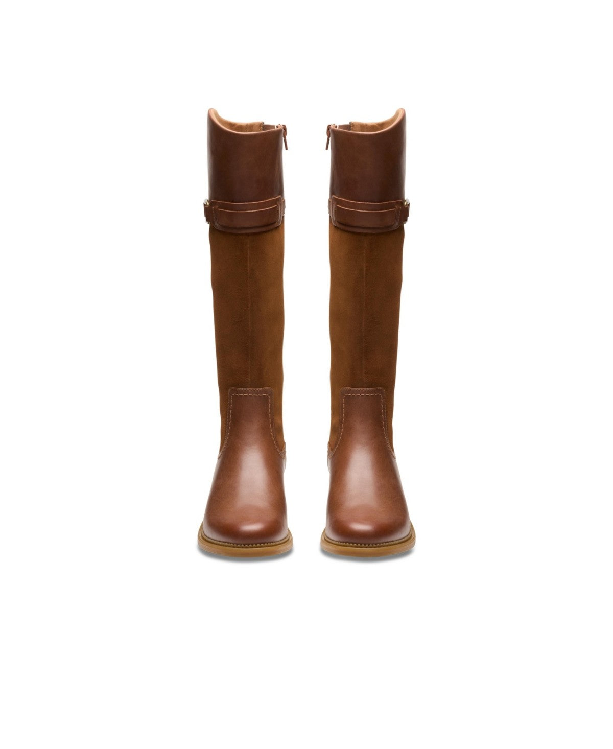 Clarks Shoe Size 6.5 Brown Maye Carly Leather Knee-High Boots NWT