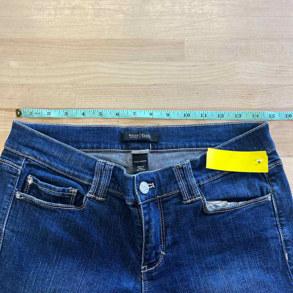 White House Black Market Size 6 Denim Capris