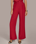 Donna Karan Size 0 Pleated Wide-Leg Pants
