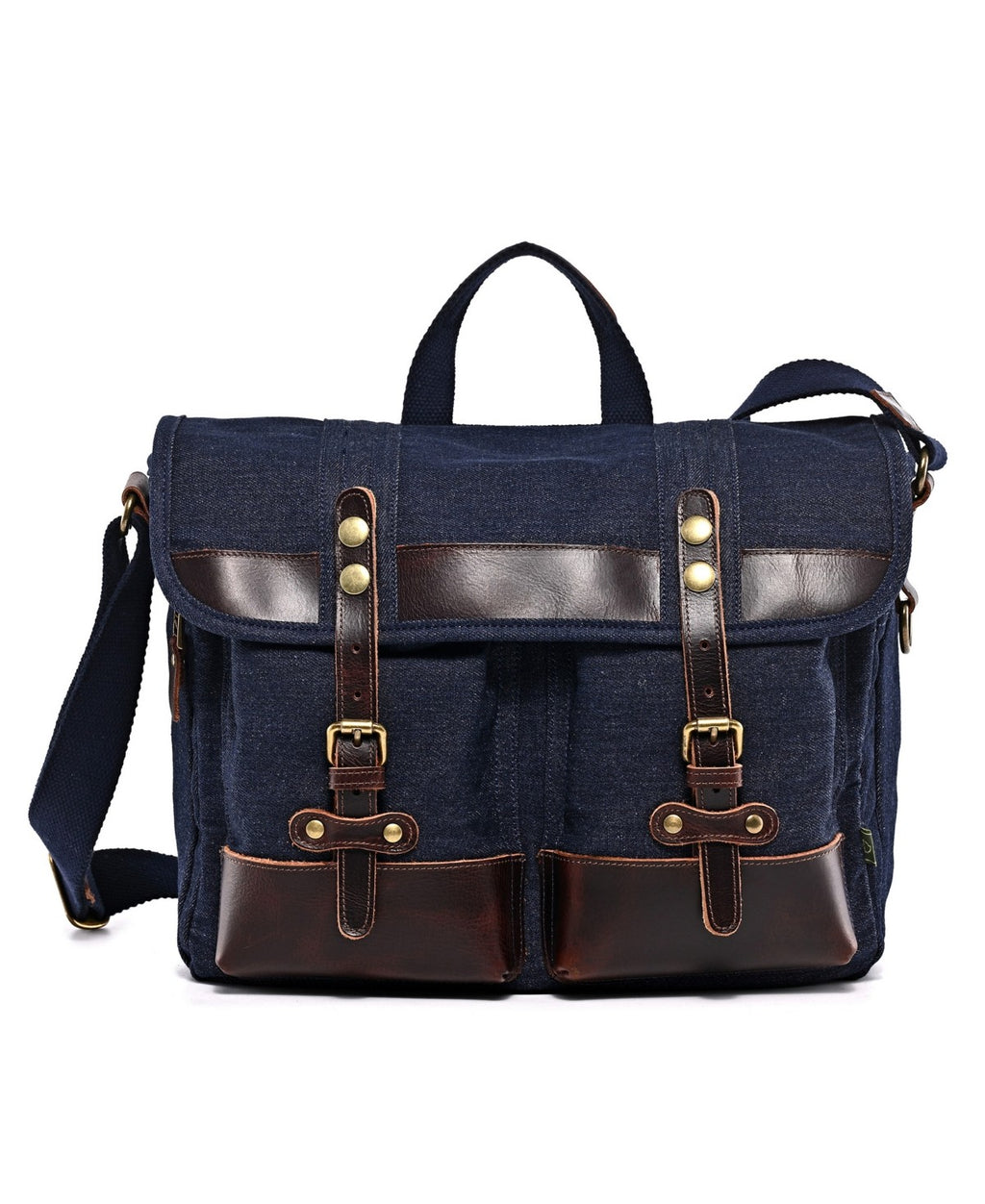 Tsd Brand Tilia Top Handle Messenger Bag - Denim Blue