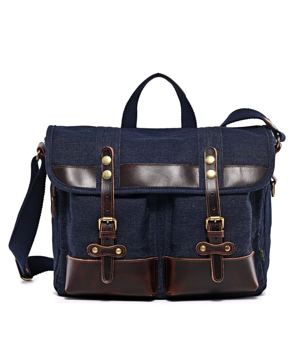 Tsd Brand Tilia Top Handle Messenger Bag - Denim Blue