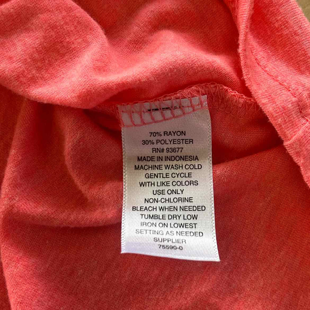a.n.a Size L Pink Rayon Preloved Blouse LS