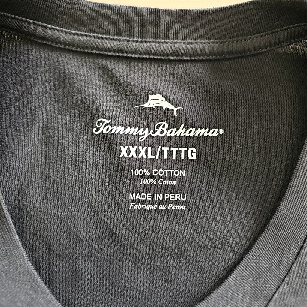 Tommy Bahama Size XXXL  Claw Me Old Fashioned Graphic T-Shirt - Coal