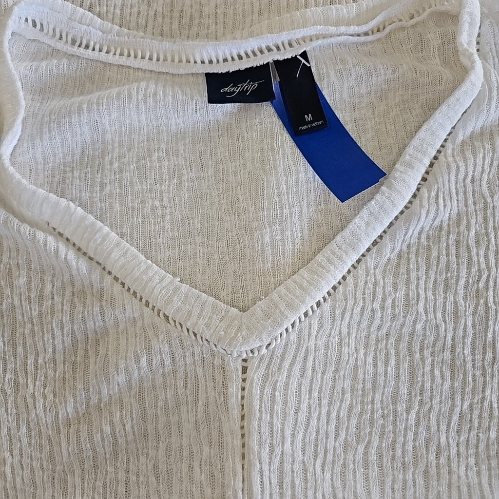 Daytrip Size M White Blouse