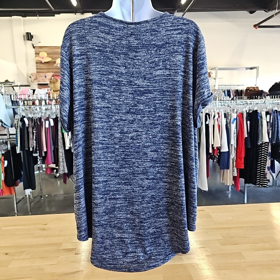 ANA Size 2X Blue Blouse