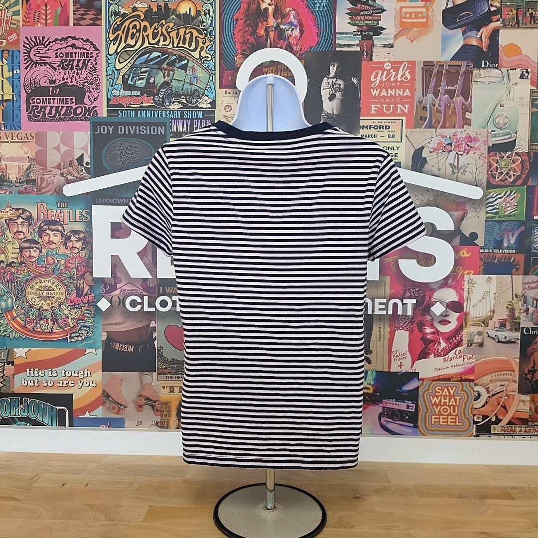 Levi's Size XS Perfect Cotton V-Neck Short-Sleeve T-Shirt