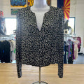 Sincerely Jules Size M Black Preloved Blouse LS