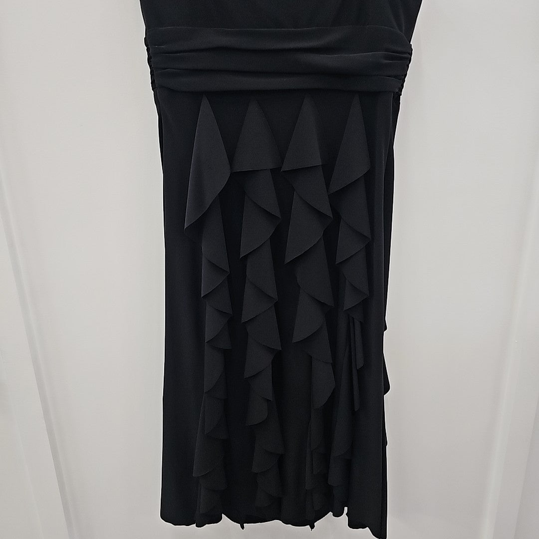 Betsy & Adam Size 4 Black Preloved Dress