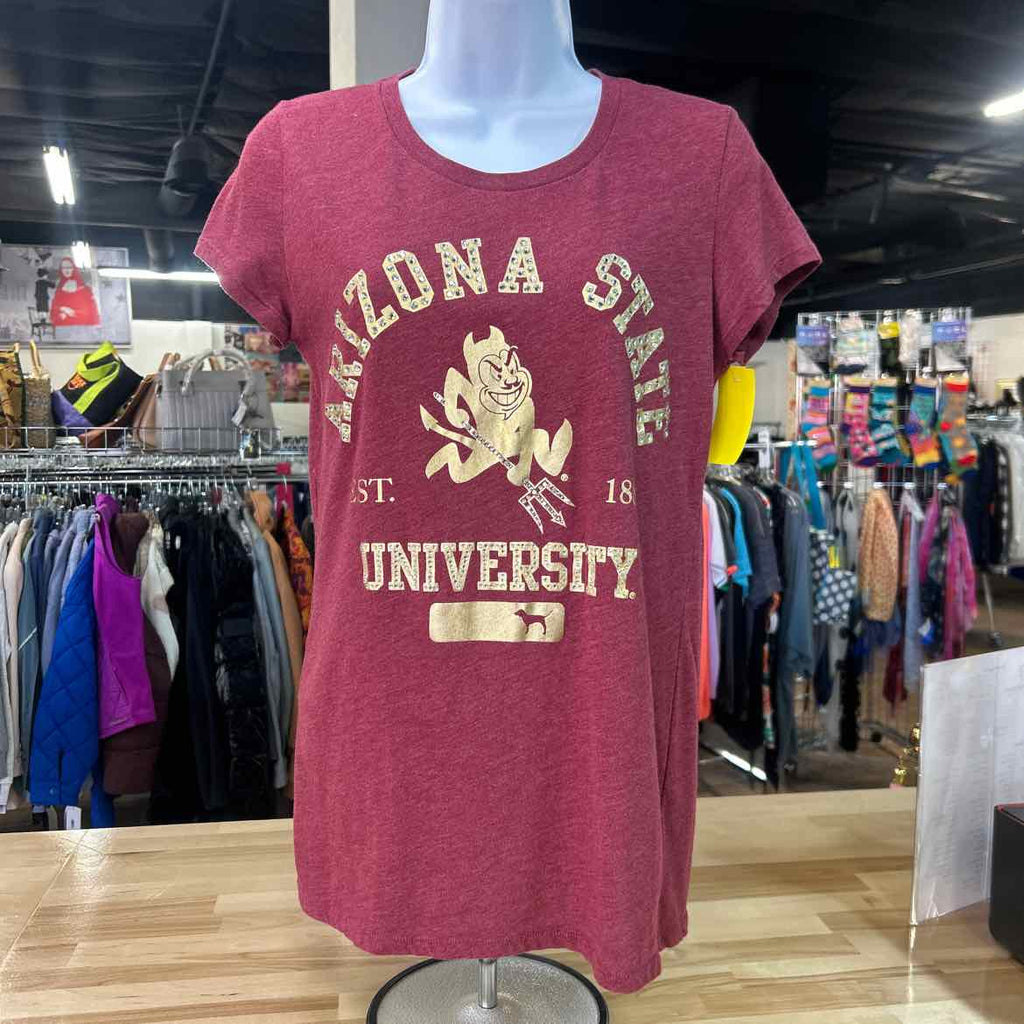 Pink Size L Burgundy Preloved T-Shirt SS