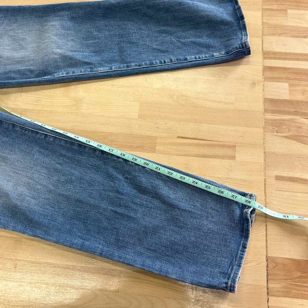Express Size L Blue Denim Preloved Jeans