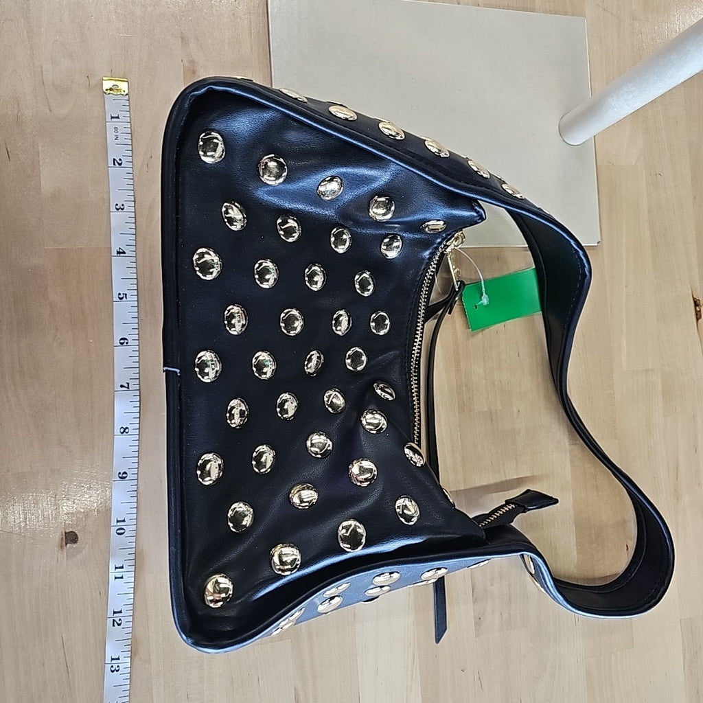Steve Madden Bcheyann Studded Hobo - Black