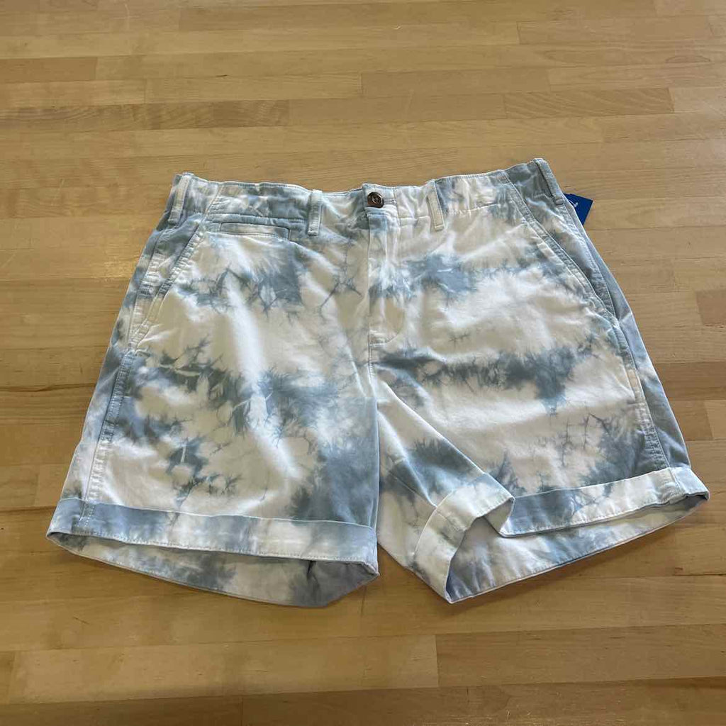 Gap Women Size 6 Blue White Preloved Shorts