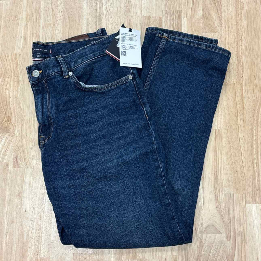 Tommy Hilfiger Size 36x32 Slim-Straight Denton Jeans