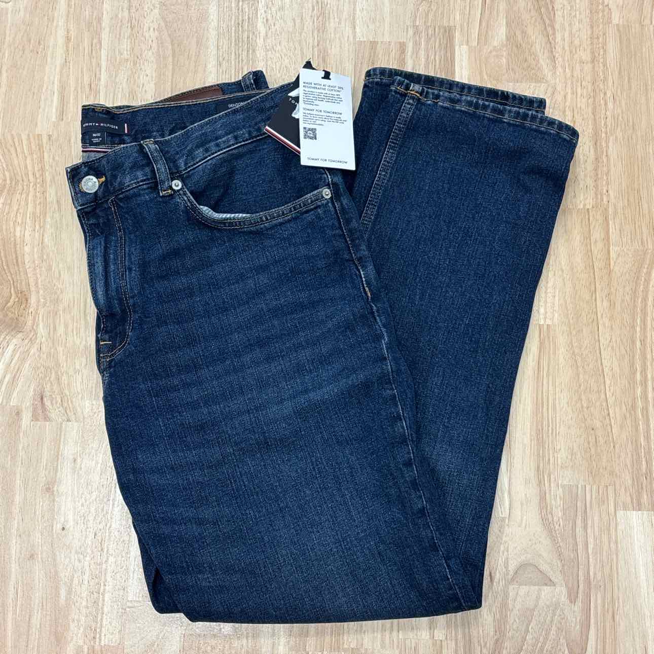 Tommy Hilfiger Size 36x32 Slim-Straight Denton Jeans